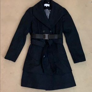 Calvin Klein Double-Breasted Peacoat